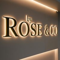 Letras LED, Letrero LED para Exteriores, Letrero Personalizado para Tienda, Letrero Exterior para Logotipos de Empresas, Letreros de Recepción, Letreros Comerciales Retroiluminados de Metal para Salón