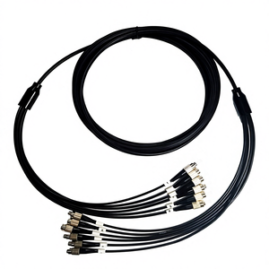 TPU Çok Modlu 6 Çekirdekli Zırhlı Sürükleme Zinciri Esnek Zırhlı <span class=keywords><strong>Fiber</strong></span> Optik Jumper LC-LC OM3 <span class=keywords><strong>Fiber</strong></span> Optik Kablo - Product Image 1