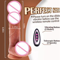 Dildo réaliste en silicone 8,86 pouces, étanche, souple, avec ventouse puissante, pour jeu mains libres, stimulation du point G et massage anal, jouet sexuel pour femmes