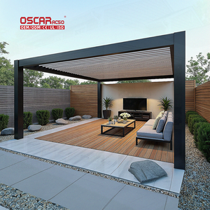 Pérgola Moderna y Resistente, Protección Solar y Contra Lluvia, Fácil Instalación, Venta al Por Mayor, Alternativa Premium a la Cabaña <span class=keywords><strong>de</strong></span> Jardín - Product Image 1
