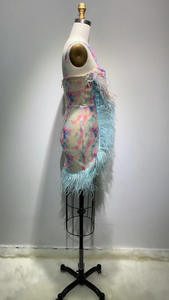 Novance Top Seller <span class=keywords><strong>2023</strong></span> Sexy Mini luccicante abito abito da sera elegante con piume a schienale <span class=keywords><strong>abiti</strong></span> da Club per donne Sexy - Product Image 3