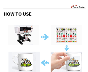 30 Cm UV Dtf <b>Printer</b> to Elevate Production of Stunning Crystal UV Labels, Eye-Catching Logo Transfers, and Custom <b>Stickers</b>! - Product Image 6