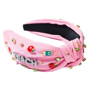 Acessórios de Moda para Volta às Aulas, Faixa de Cabelo Feminina com Nó, Acessórios Criativos de Lápis e Maçã - Product Image 5