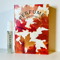Emballage de carte de parfum pliable avec insert pour flacon de parfum, boîte en papier de luxe personnalisée, ensemble de boîtes en gros, emballage cadeau OEM