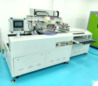Máquina de Impresión de Serigrafía Automática con Alimentador de Papel para Película de Transferencia de Calor, Vinilo Ecológico y Adhesivos