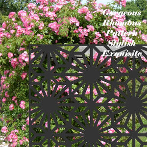 מחיצות פרטיות לגינה ממתכת, מחיצות דקורטיביות חתוכות בלייזר, מחיצות פרטיות וגינה ממתכת - Product Image 3