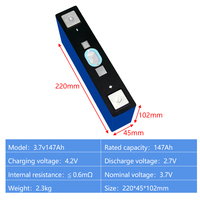 Cellule de batterie prismatique CALB Grade A 3.7V 147Ah NCM 150AH 161AH 169AH 218AH 118AH pour stockage d'énergie EV
