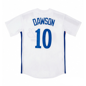 Maillots de baseball vintage pour hommes, style cousu, 8 Gary Carter, 10 <span class=keywords><strong>Andre</strong></span> Dawson, 27 Vladimir Guerrero, 30 Tim Raines, 45 MARTINEZ, tailles S-3XL - Product Image 3