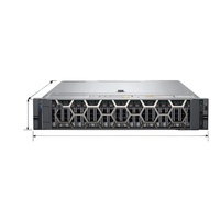 Serveur d'entreprise 1x Gold 6330 28C 64 Go DDR4 8x1.92 To NVMe SSD RAID H740p 2x1GbE PSU redondant r750xs serveur en rack