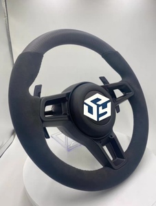 <span class=keywords><strong>Volante</strong></span> Deportivo de Cuero para Porsche Panamera Cayenne Macan 718 Boxster Cayman Taycan Carrera 996 911 981 957 958 991 Compatible - Product Image 3