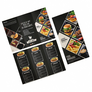 Yüksek Kaliteli Tam Renkli Sert Kapaklı Yemek Menüsü/Resepsiyon/Küçüm Kitabı Baskısı - Product Image 1