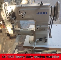 Machine à coudre industrielle JUKI 1341 d'occasion à cylindre haut pour matériaux épais, idéale pour sacs, cuir et tapisserie.