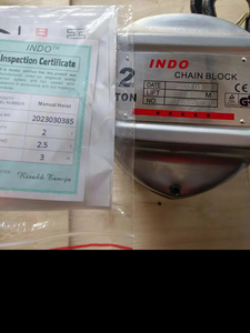 Bloque de Elevación de Cadena INDO, Capacidad de 2 Toneladas, Elevación de 3 m, Polipasto Manual de Cadena, Equipo de Elevación de Acero de Alta Resistencia - Product Image 5