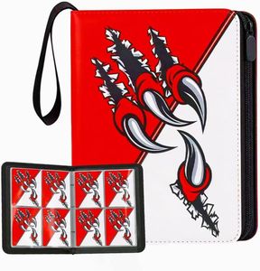 Raccoglitore Personalizzato <span class=keywords><strong>per</strong></span> Carte Collezionabili con 4 Tasche, Album Porta Carte Resistente <span class=keywords><strong>per</strong></span> l'Organizzazione Quotidiana di Carte Sportive e da Gioco - Product Image 1