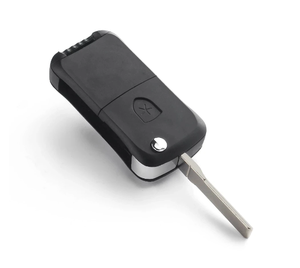 Coque de télécommande de voiture à 2 boutons de remplacement pour <span class=keywords><strong>Porsche</strong></span> <span class=keywords><strong>Cayenne</strong></span> 2003 + Coque de télécommande pliable à lame HU66 non coupée - Product Image 5