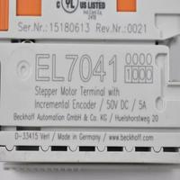 Terminal de Accionamiento de Motor Paso a Paso y Servomotor EtherCAT EL7041-1000 Compacto 5A para Posicionamiento Automático CNC