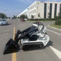 Cina fabbrica Batterie Loader idraulico Mini Skid Steer elettrico 0.6 ton 1 ton 1.5 2 ton per la vendita