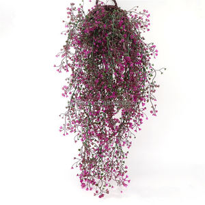 Plantes suspendues artificielles 4 pièces 33 pouces Plante murale artificielle Feuilles d'eucalyptus artificielles Lierre Plantes artificielles Rotin de saule - Product Image 2