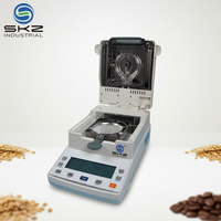 Analizador de Humedad por Halógeno SKZ111L-5 de Grado Alimenticio 0.1%/5mg con Secado Rápido RS232 para Granos de Café, Cacao y Maíz