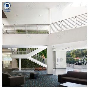 Optima Garde-corps en acier inoxydable 304, barre ronde pleine, garde-corps de sécurité pour balcon et <span class=keywords><strong>baie</strong></span> <span class=keywords><strong>vitrée</strong></span>, personnalisable pour la sécurité des enfants - Product Image 2