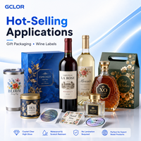 Printer Inkjet UV DTF Otomatis GCLOR GC-703U dengan Head XP600 untuk Stiker Kustom Film AB Roll-to-Roll