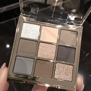 Paleta de sombras de ojos Summer Flash Ice Blue Quiet de nueve colores, resistente al agua, multitono, perlado, mate, brillante, azul ahumado, frío y con efecto roto. - Product Image 1
