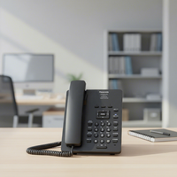 KX-HDV130 original compatible avec toutes les systèmes PBX SIP standard, Cloud VoIP et Panasonic NS/NCP/TDE IP-PBX, idéal pour une utilisation en hôtel/bureau