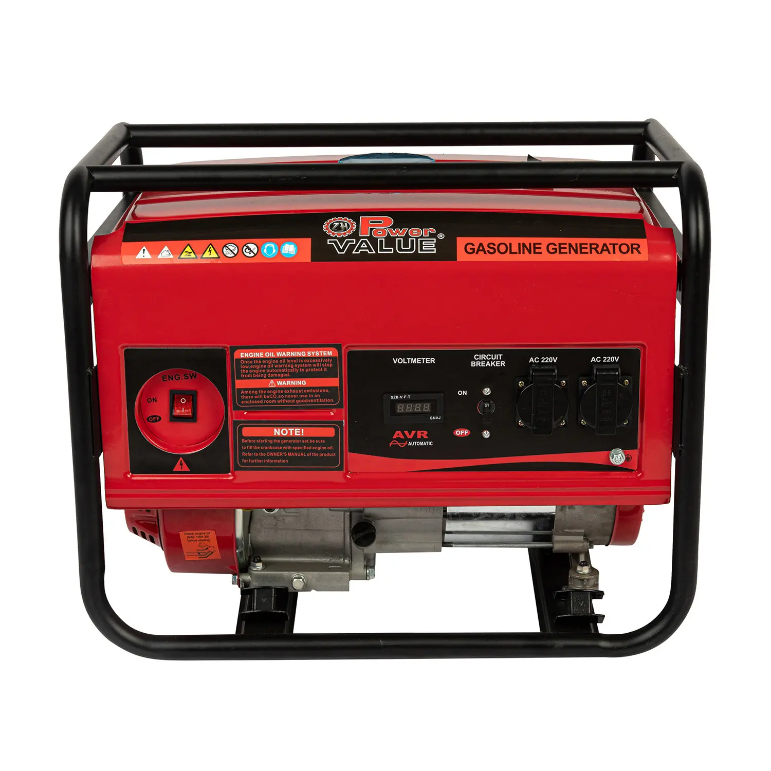 home use 2kw to 6kw powervalue type gasoline generator for sale with cheap price