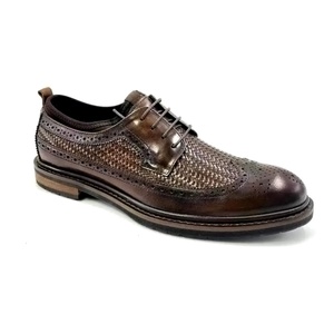 Chaussures Oxford de luxe en cuir véritable pour hommes Dreamy Stark, respirantes, formelles, pour le bureau et les mariages - Product Image 1