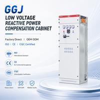 Système de compensation de puissance réactive basse tension GGJ, banque de condensateurs automatique pour l'alimentation électrique industrielle, directement de l'usine