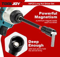 TOOLJOY professionnel de haute qualité 1/4 pouces tournevis magnétique hexagonal CRV écrou en acier Setter pour embout de tournevis pour bricolage OEM