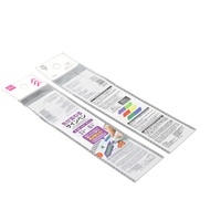 Sacs d'emballage pour bijoux en OPP nacré blanc avec bande adhésive, imprimés offset, personnalisables, vente en gros, en stock