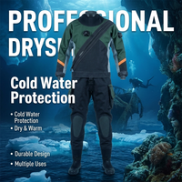 Combinaison étanche professionnelle résistante à l'abrasion pour la plongée sous-marine, protection sous-marine ultime