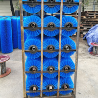 Brosse à rouleaux principale en poils PPN bleus pour balayeuse Johnston VT650 651, pièce détachée pour équipement de nettoyage