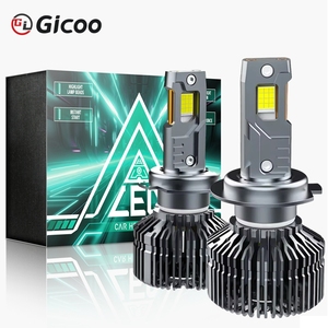 หลอดไฟหน้า LED Gicoo K12a กำลังสูง ไฟสูง-ต่ำ H4 H7 H11 240w Canbus ไฟ LED 9005 9006 9012 ไฟตัดหมอก 30000lm - Product Image 1