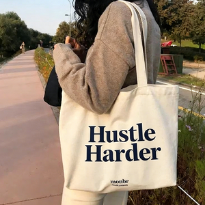 Eco Recyclable Custom Logo Printed Reusable Plain Blank Calico Organic Cotton Canvas Shopping Tote Bag