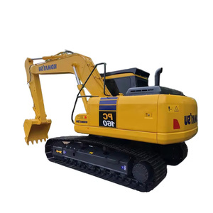 Excavatrice sur chenilles Komatsu PC160 d'occasion haute performance de 16 tonnes, best-seller, avec moteur, pompe à engrenages et roulement - Product Image 1