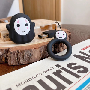 Cute Cartoon 3D Ghosts Black <strong>Character</strong> Design Pendrive Protective Silicon PVC 4GB to 128GB USB <strong>Flash</strong> Drive for Keychain - Product Image 5