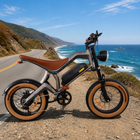 Vélo électrique à gros pneus M20, 48V 15.6Ah, VTT tout-terrain, 7 vitesses, USA, UK, UE, vente en gros, stock disponible, OEM, ODM