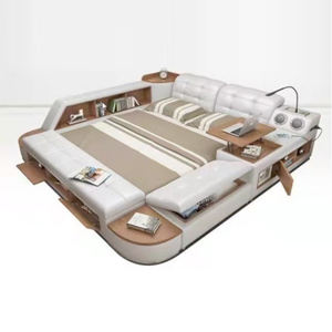 Cojín multifuncional de cuero con cama de masaje, nuevo diseño personalizado - Product Image 1