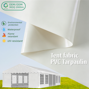 Bâche d'extérieur imperméable de haute qualité en rouleau, 650 g/m², enduite de PVC, durable, en PVC laminé 1000D pour tente extérieure - Product Image 2