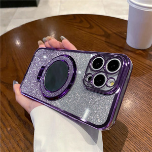 Stampa elettronica cavalletto magnetico design <span class=keywords><strong>specchio</strong></span> morbido tpu cover per iPhone 16 15 14 13 Fundas <span class=keywords><strong>cellulare</strong></span> - Product Image 2