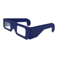 Lunettes 3D en papier, pour fête de noël, verres unisexe