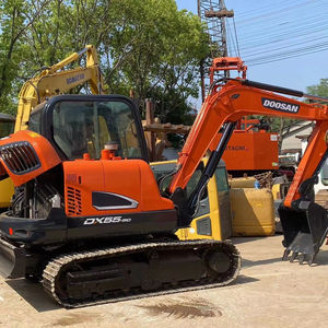 รถขุดขนาดเล็ก Doosan DX55 มือสองคุณภาพสูง พร้อมมอเตอร์ ปั๊ม เครื่องยนต์ เกียร์ ของแท้ น้ำหนักใช้งาน 5 ตัน รับน้ำหนักได้ 6 ตัน รุ่นปี 2020 - Product Image 1