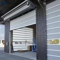 Porte de garage sectionnelle automatique en acier de haute qualité avec empilage supérieur