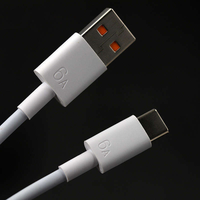 Cable de Datos Inteligente USB a Tipo C de 66w, Cable de Carga USB-C, Cable de Datos, Cable de Carga para Teléfono Móvil