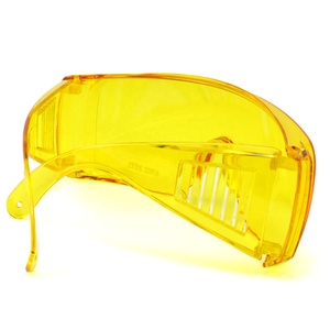 ANSI Z87.1 <span class=keywords><strong>Fit</strong></span> <span class=keywords><strong>Over</strong></span> <span class=keywords><strong>Safety</strong></span> <span class=keywords><strong>Glasses</strong></span> WrapoundナイトビジョンイエローPCレンズ保護メガネゴーグル - Product Image 3