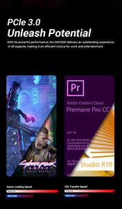 Great Wall GW3300 NVMe M.2 2280 PCIe Gen3 SSD 128GB-2TB 3D NAND TLC 최대 3300MB/s 읽기 속도 데스크탑/노트북용 내장형 - Product Image 6