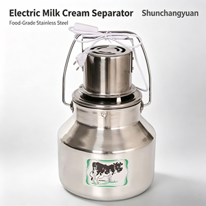 Séparateur de crème de <span class=keywords><strong>lait</strong></span> électrique Shunyuanchang avec poignée, écumeur de <span class=keywords><strong>lait</strong></span> en acier inoxydable de qualité alimentaire pour petite ferme - Product Image 1