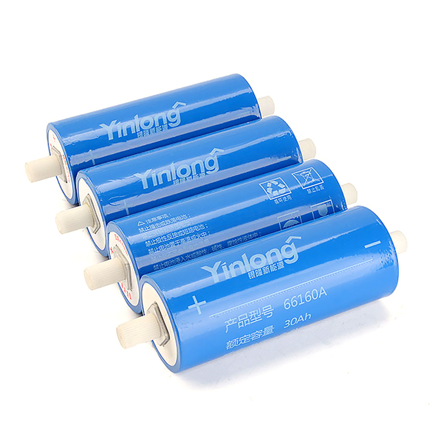 Grade a Cylindrical 2.3V Rechargeable Cell Battery Lto Battery for Car Audio and Energy System Yinlong 66160A LTO 30Ah 40Ah 45Ah